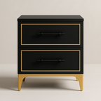 Midnight Luxe Nightstand – Set of 2