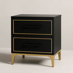 Midnight Luxe Nightstand – Set of 2