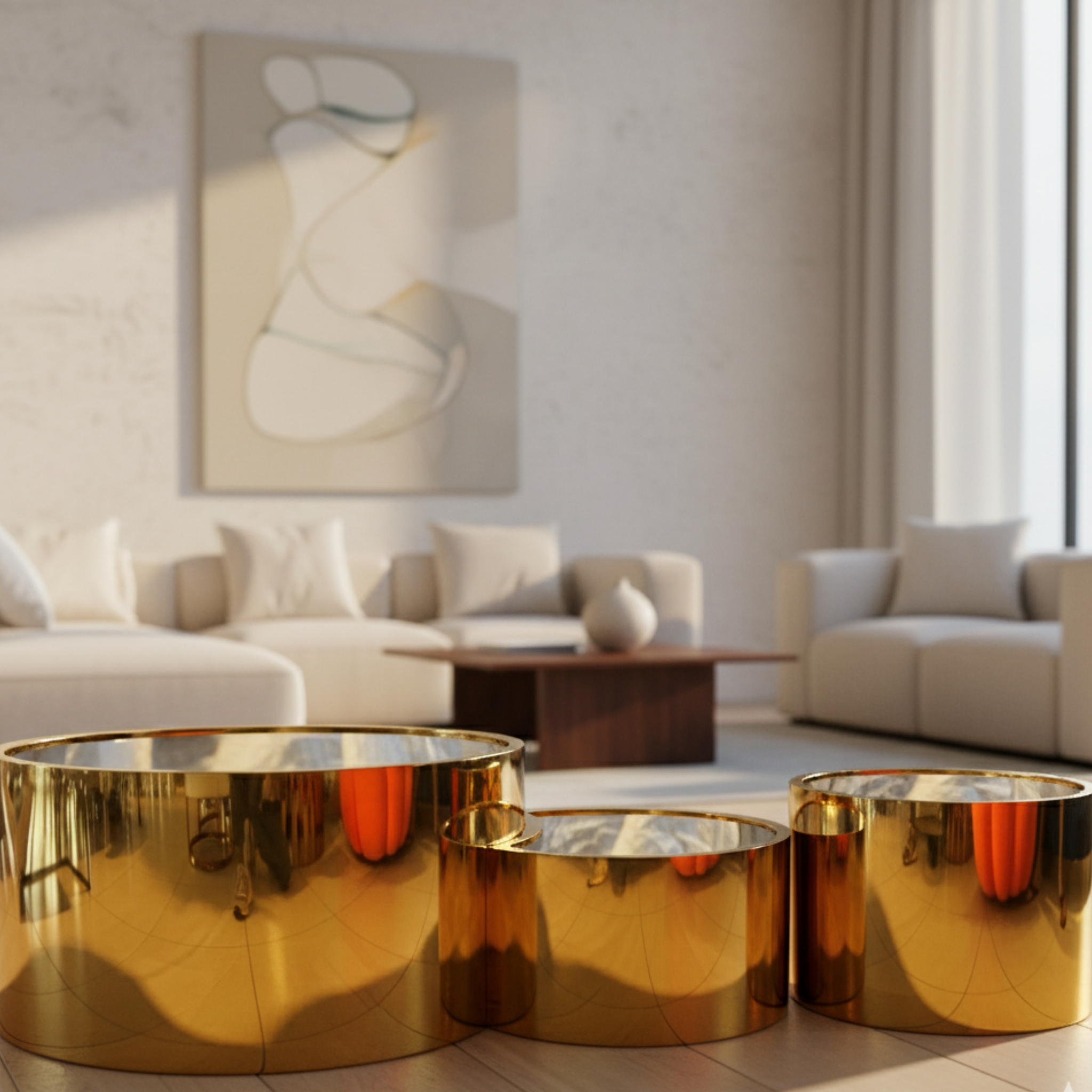 3 Piece Coffee Table Set